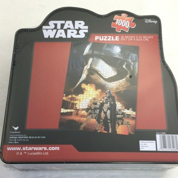 Disney Star Wars 18 x 24 1000 pc Puzzle Tin Case - Picture 2 of 3